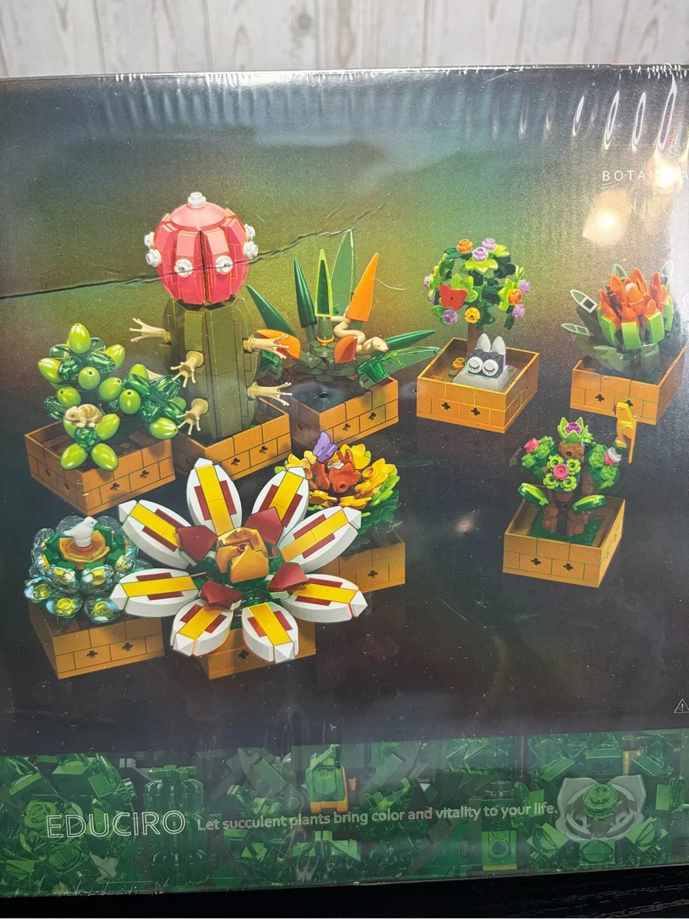 EDUCIRO Botanical Garden Succulents Building Set - Multicolor